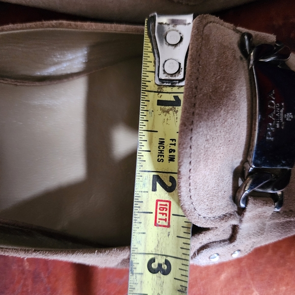 Prada Light brown Suade Mules SZ 40-9.5 narrow - Picture 7 of 7